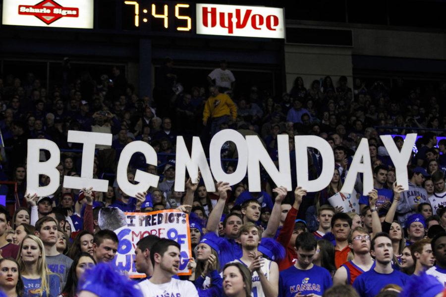 Iowa+State+faced+Kansas+in+the+Big+Monday+game+Feb.+2+at+Allen+Fieldhouse+in+Lawrence%2C+Kan.+The+Cyclones+fell+to+the+Jayhawks+89-76.