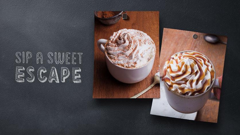 Starbucks tiramisu latte and caramel flan latte