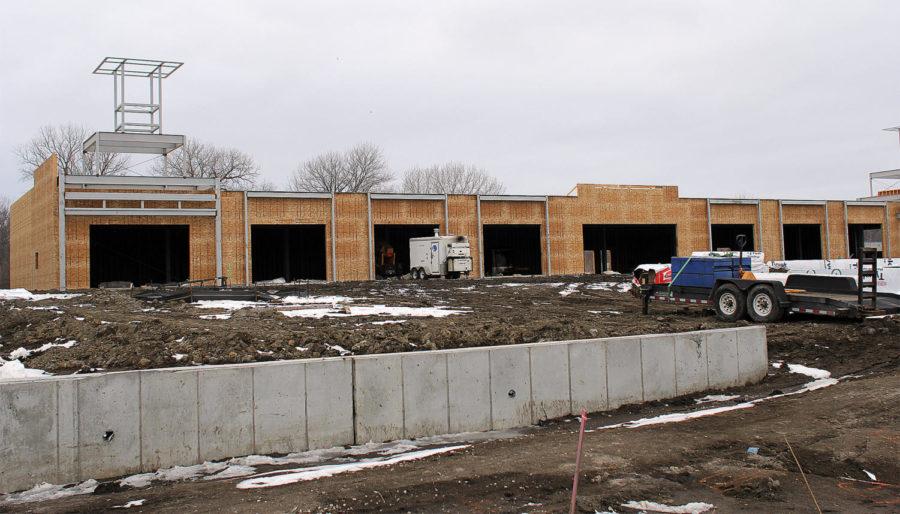 A new strip mall is currently being built on South Duff Avenue, across from Walmart.