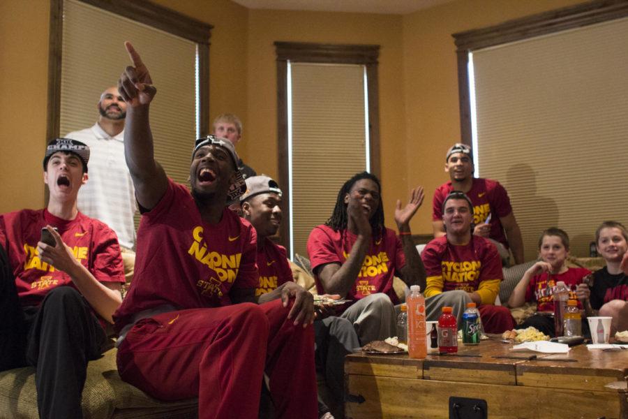 ISU coach Fred Hoiberg hosted an NCAA selection show party at his home  March 15, just a day after the team won its second-consecutive Big 12 Championship in Kansas City, Mo.