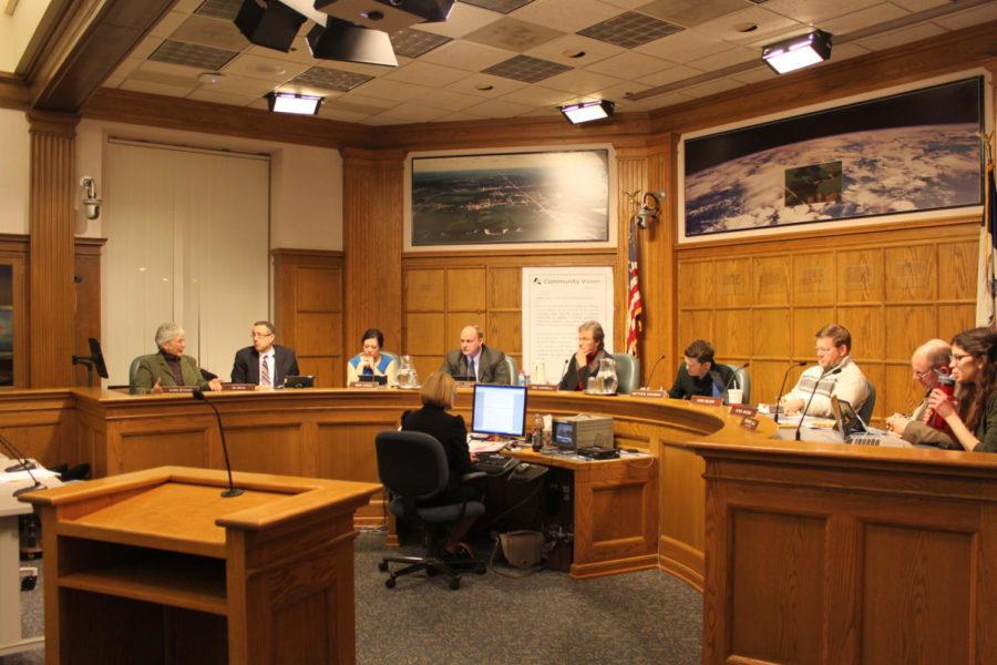 The City Council discusses possible housing changes, such as rental restrictions at the meeting Feb. 24.