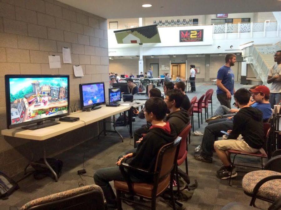 About+120+avid+gamers+gathered+in+the+Howe+Hall+Atrium+on+Saturday%2C+April+4%2C+to+compete+against+one+another+for+Iowa+States+Open+LAN+gaming+tournament.+Gamers+could+join+four+different+game+tournaments%2C+including%C2%A0League+of+Legends%2C+Hearthstone+and+Super+Smash+Bros.%3A+Melee+and+Wii+U+for+a+%245+fee.