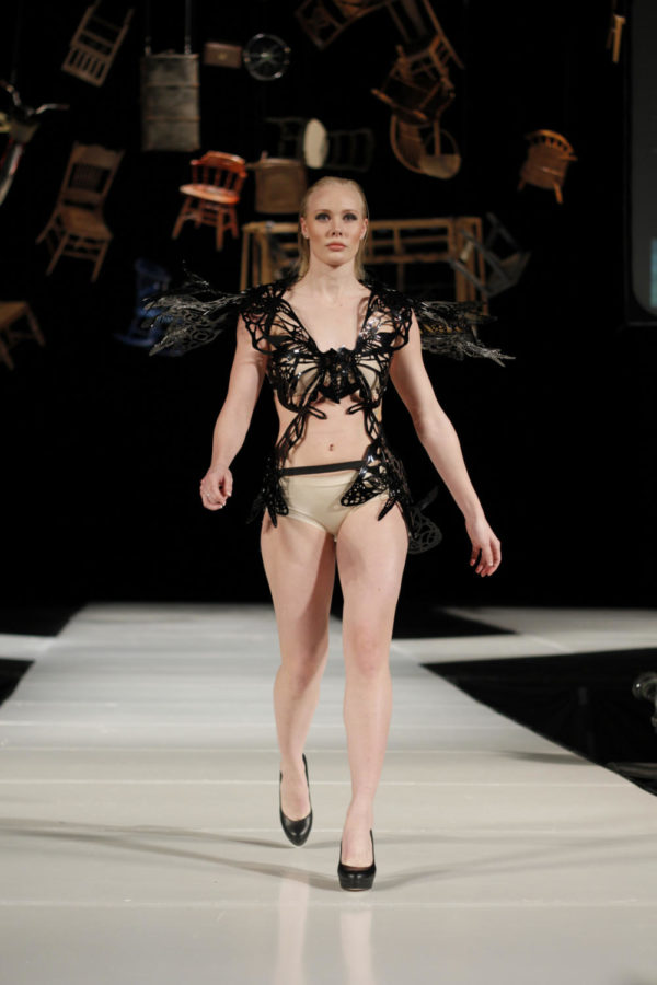 Monarch by Ahmad Almansouri was presented during the 2015 ISU Fashion Show at Stephens Auditorium on April 11.
