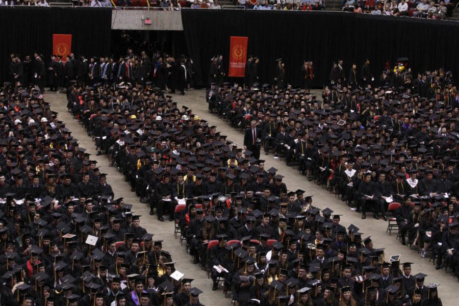 The 2015 undergraduate commencement ceremony took place Saturday at Hilton Coliseum.