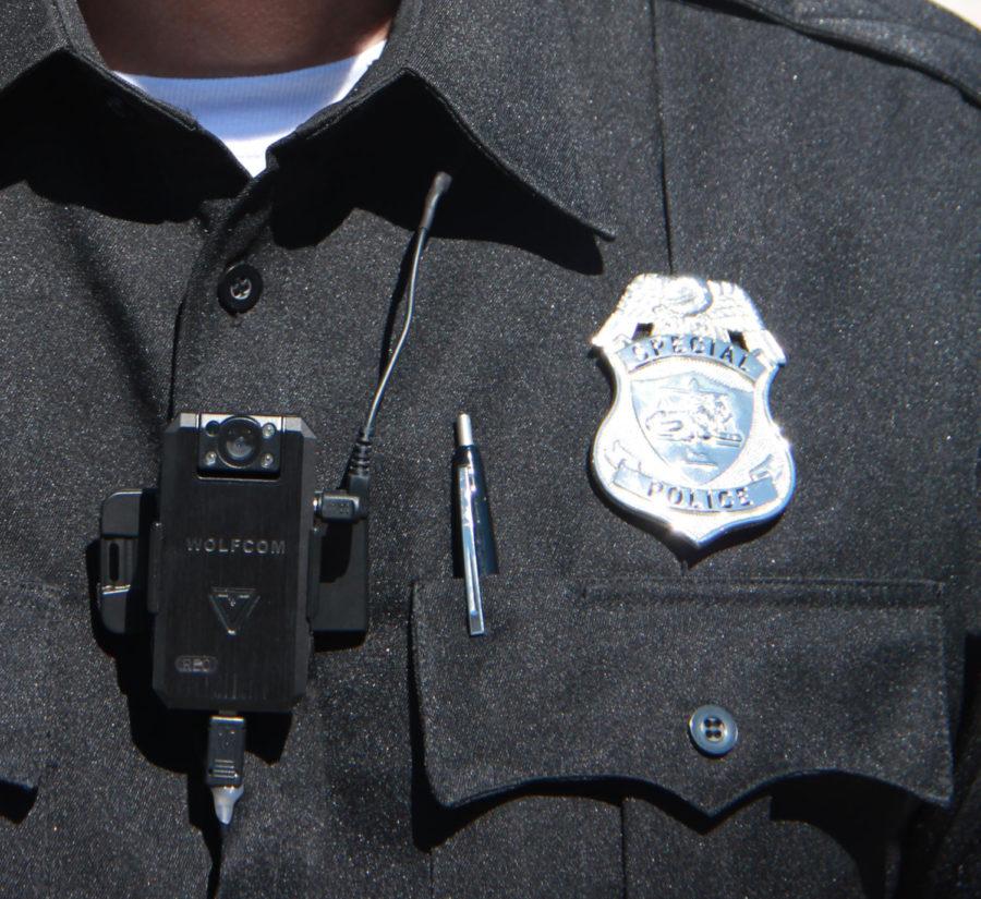 The Ames Police Department and ISU Police are both researching the feasibility of equipping officers with body cameras.