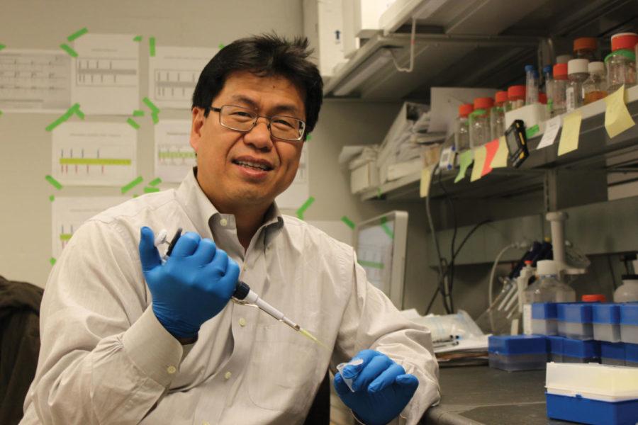 Michael Cho continues conducting research for the development of an AIDS vaccine and vaccine delivery at Iowa State. 