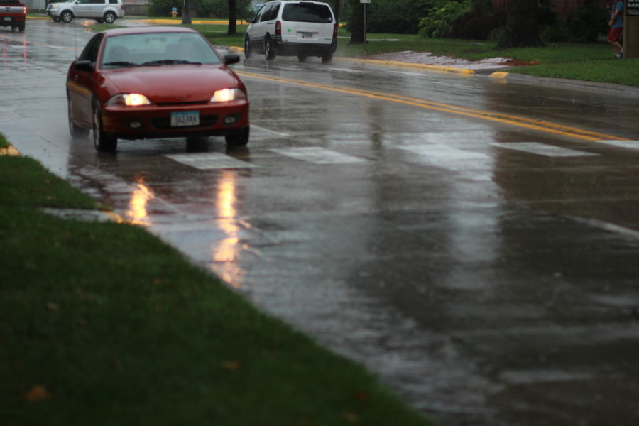 The National Weather Service predicts hazardous weather conditions for Ames Tuesday evening. 