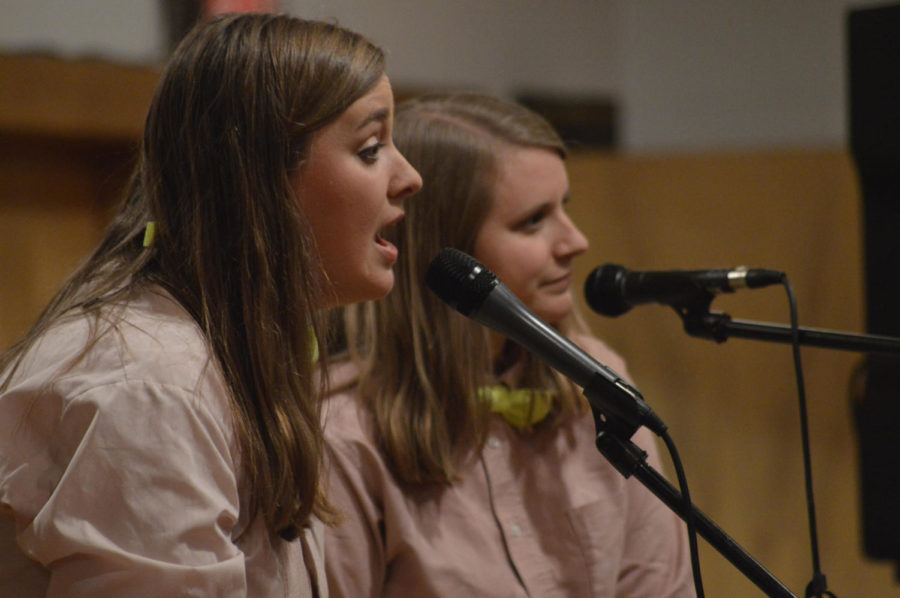 Neon &amp; Nude perform on Friday at Ames Elk Lodge for the Maximum Ames Music Festival. The festival hosts over 100 musicians in a four day period.