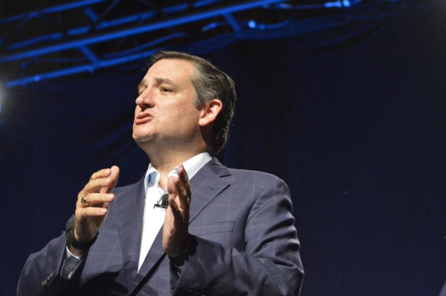 U.S. Sen. Ted Cruz wraps up the Faith and Freedom Coalition Dinner on Sept. 19.