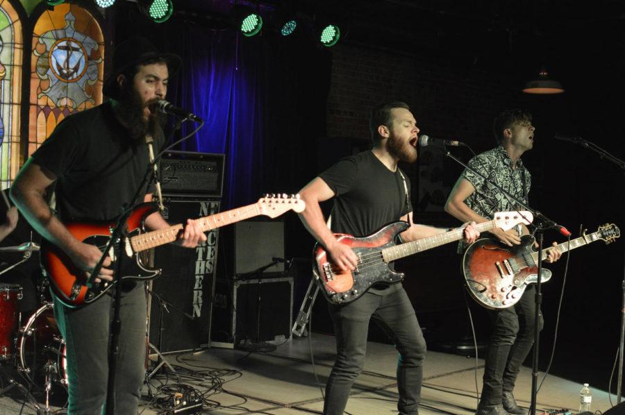 Northern Faces, a New York indie-rock band, performs a show at the M-shop on Sep. 2.