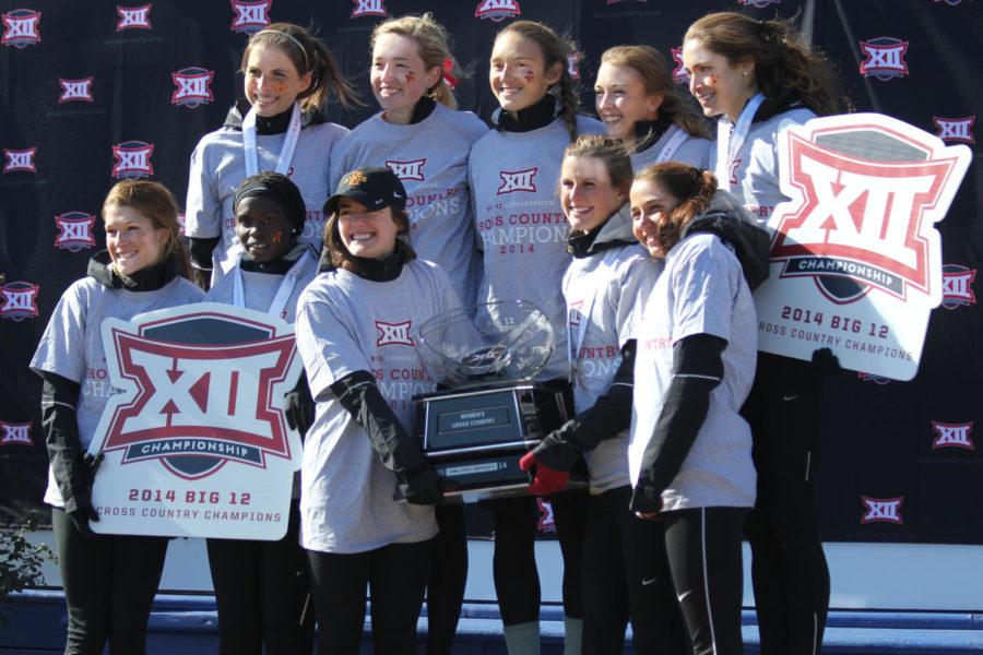 The ISU womens cross-country team wins its fourth consecutive Big 12 title Nov. 1.