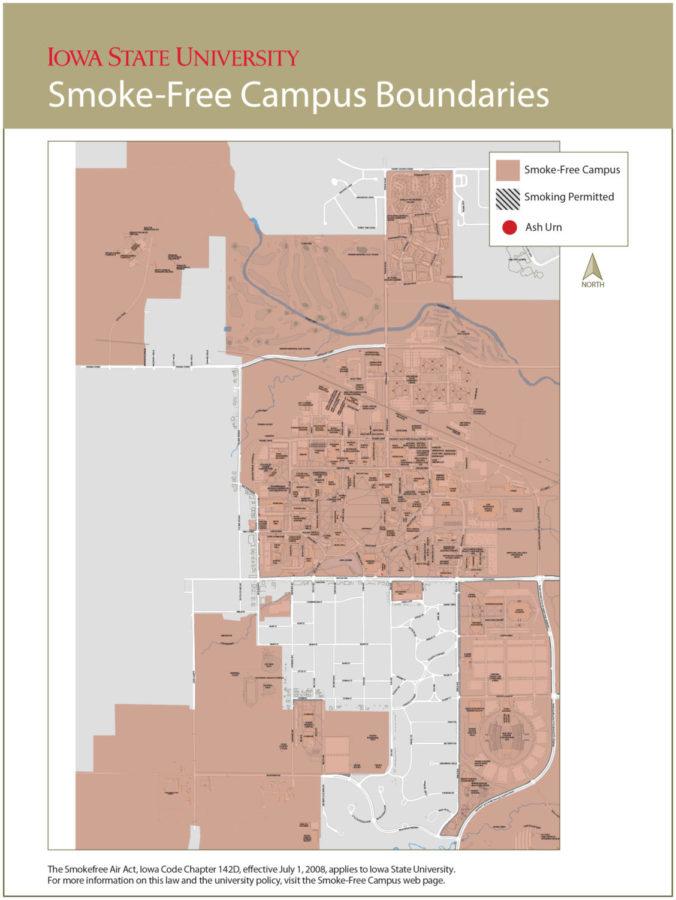 Smoke Free Zones Map