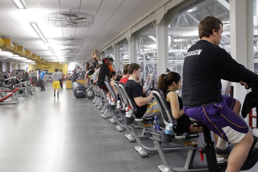 Only a few short weeks after new years, many students can be seen at Lied Athletic Facility and State Gym getting in shape due to New Years resolutions they have made.