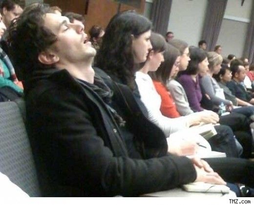 Falling asleep in class can be a real snore.