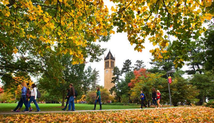 Campus during the Fall.
