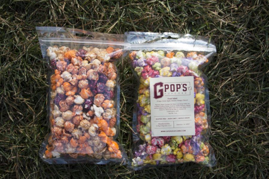 Garrett Ley, junior in agricultural business, began G Pops Popcorn in May 2014. Ley has a 20 credit course load, and he runs his business out of Alleman, Iowa. 