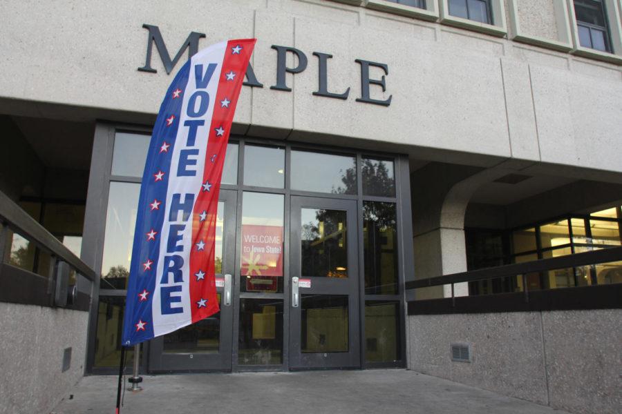 Maple Hall is one voting location for students on campus. 