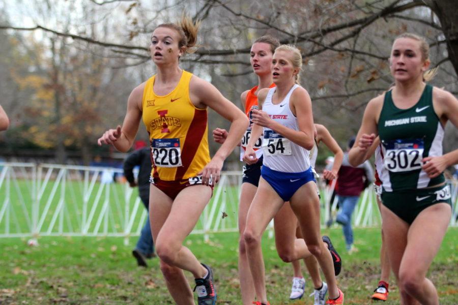 Redshirt freshman Abby Caldwell races to a 193rd-place finish at the NCAA Cross-Country Championship on Saturday in Louisville, Ky. 