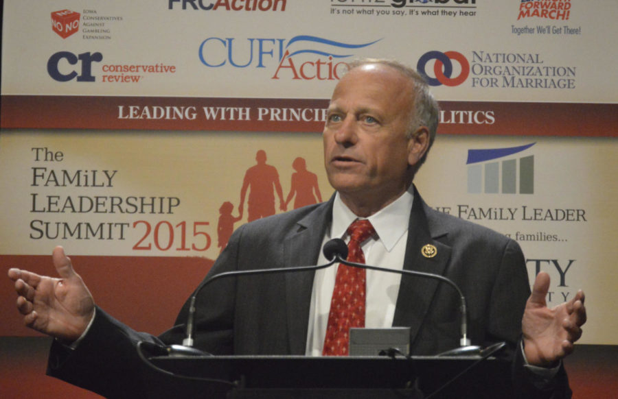 U.S. Rep. Steve King at the 2015 Family Leadership Summit in Ames.