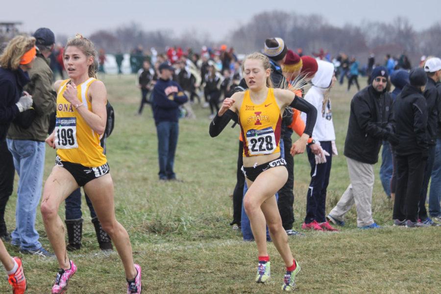 Bethanie Brown runs to 53rd-place finish at the NCAA Championship in Terre Haute, Ind. on Nov. 22. Brown was one of five ISU runners to place inside the top 70, helping the Cyclones to a runner-up finish. 