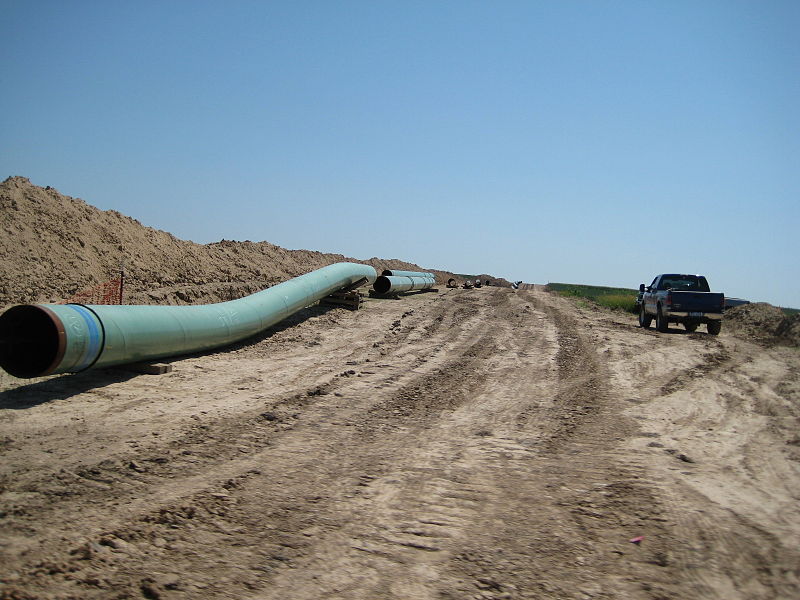 Pipes for the keystone pipeline in 2009.