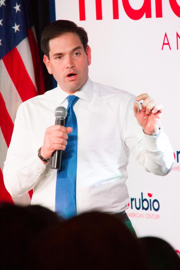 Sen. Marco Rubio, R-Fla., held a rally in the Maintenance Shop during the afternoon of Dec. 10. Rubio talked about tax reform, healthcare and the education system in America.