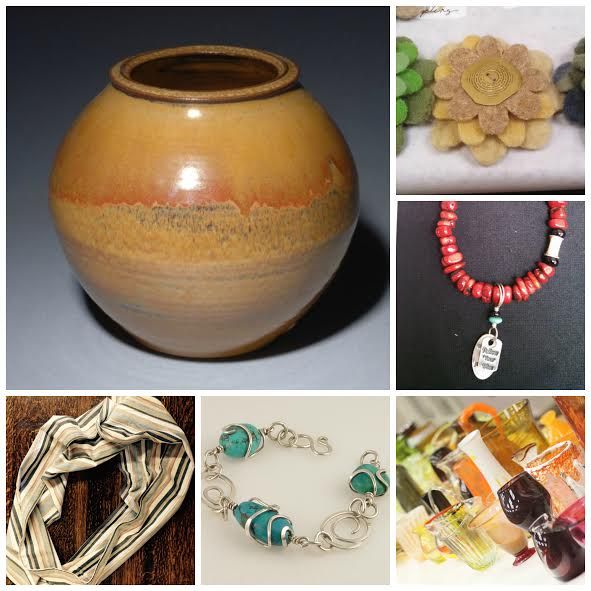 A variety of different pieces will be available for purchase at Art Mart, including pottery and jewelry.