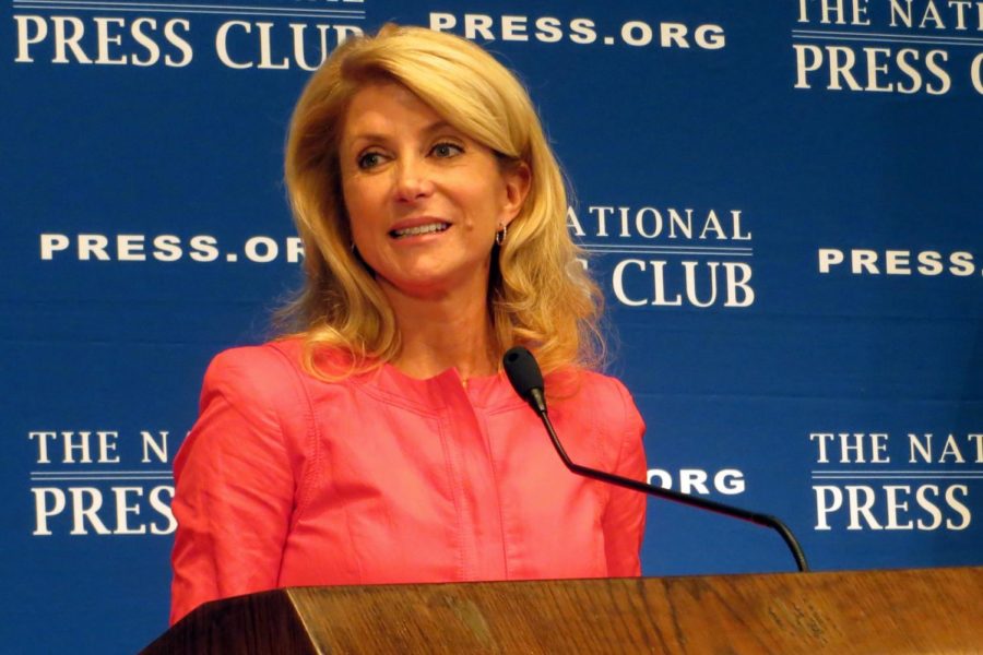 Former Texas State Senator Wendy Davis at the National Press Club in Washington, D.C. on Aug. 5, 2013.