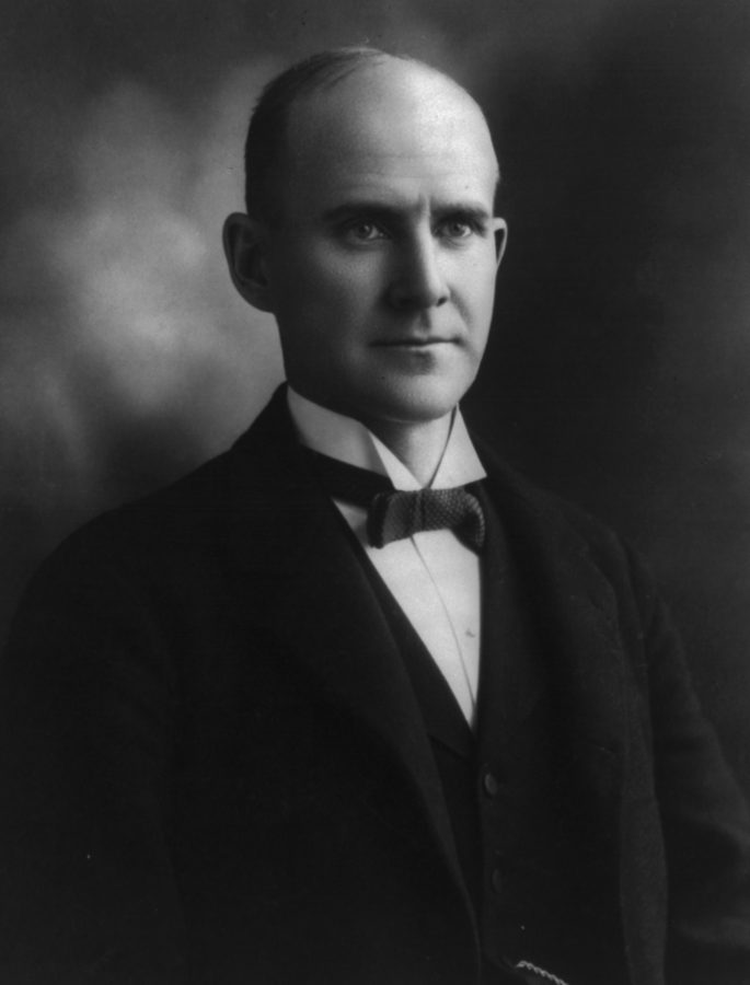 Eugene+Debs+received+the+most+amount+of+votes+ever+for+president+by+a+Democratic+Socialist+when+he+ran+in+1920.