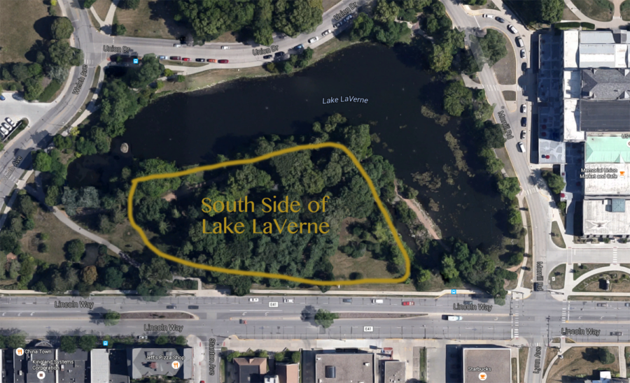 The bullet was found on the south side of Lake LaVerne.
