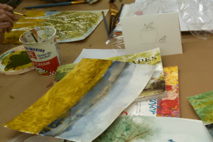The Workspace offers a six-week watercolor class for students, which is also open to the public.