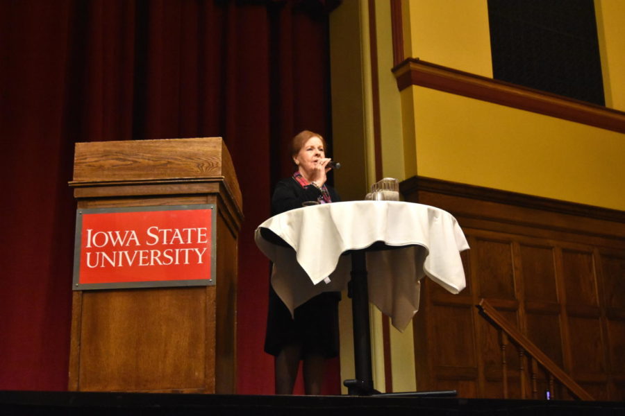 Marion Blumenthal Lazan spoke on her survival during the Holocaust at the Memorial Union on Feb. 8.