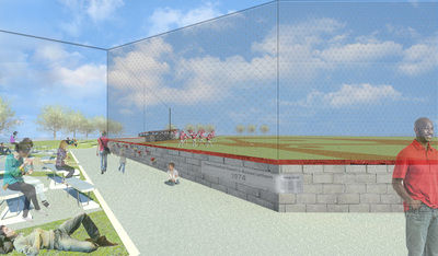 An image of what Cap Timm Field will look like once renovations are complete.