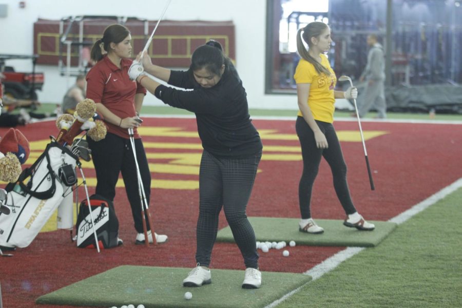 Senior Chonlada Chayanun competed in her final tournament as a Cyclone at the NCAA regional tournament in Raleigh, N.C. She tied for 12th place out of 96 golfers.