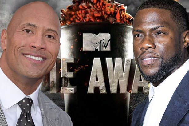 The+MTV+Movie+Awards+were+presented+April+10+on+MTV.+The+awards+were+hosted+by+Dwayne+The+Rock+Johnson+and+Kevin+Hart.