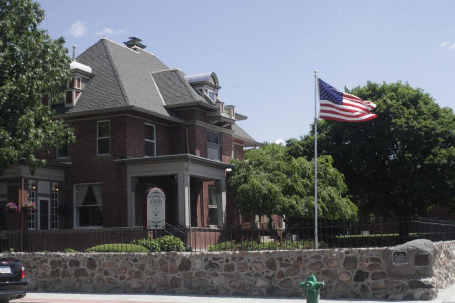 Now the Adams' Funeral Home, this building on Douglas Avenue was originally the Greeley House, built for Wallace and Mary Greeley.