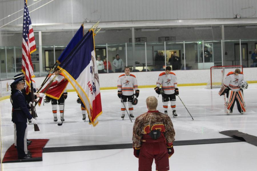 The Cyclones hosted Jamestown Jan. 20 for their annual Military Appreciation Night. 