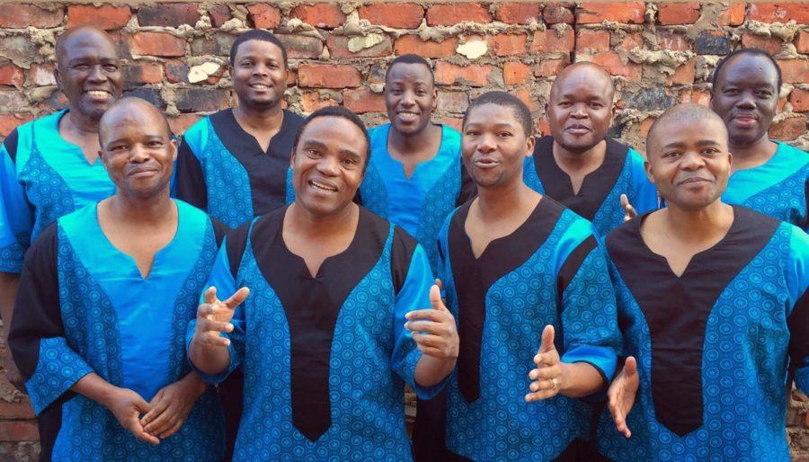 Ladysmith Black Mambazo in 2016. The South African singing group will be at Stephens Auditorium on Sunday at 2:30 p.m.