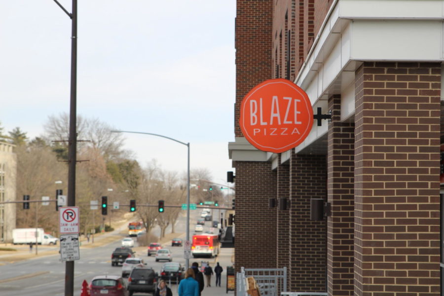 Blaze Pizza, opening soon at 2320 Lincoln Way, will be one of four pizza locations located in Campustown. 