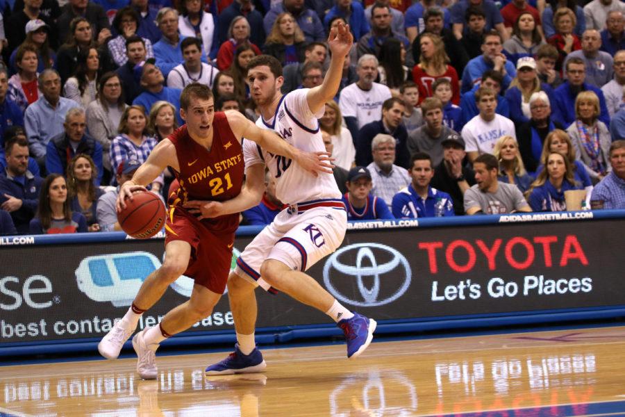 Thomas and Iowa State snapped Kansas 54 game home winning streak earlier this season- the teams first win in Phog Allen since 2005.
