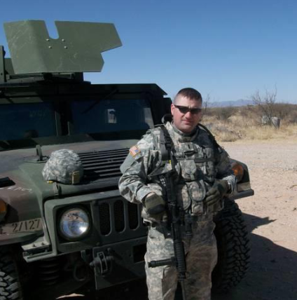 CPT Nick Grossman during his time in the United States Army.