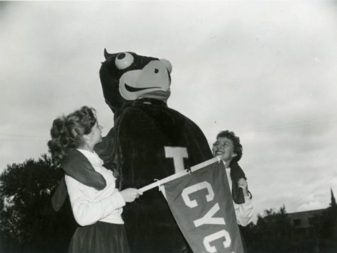 Cy the Cardinal was introduced as Iowa States mascot during the homecoming pep rally in 1954. 