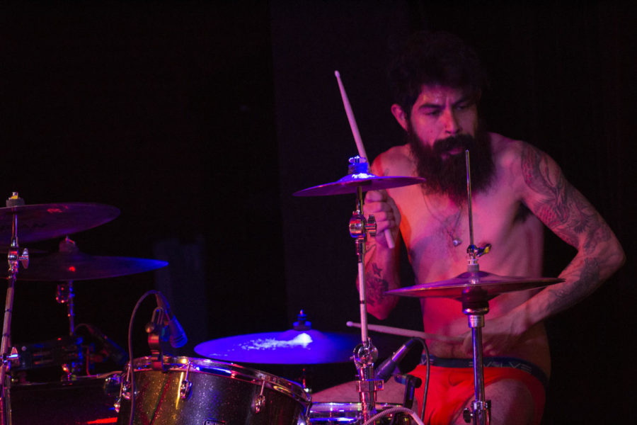 Doctor Murdock opened for The Dig on March 29. The drummer performed in just underwear. 