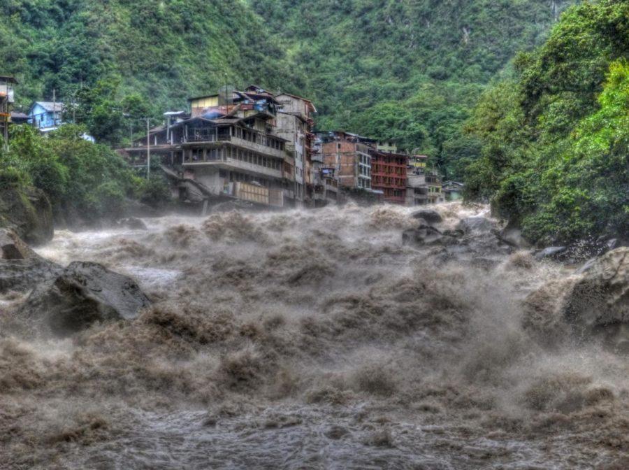 Heavy rains are causing landslides in Peru. 