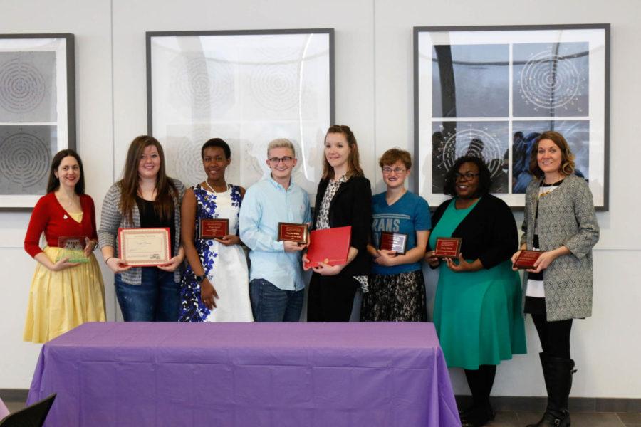 Fifteen people were awarded scholarships and awards during the Gender and Sexuality Awards Reception at Hach Hall on March 22. 