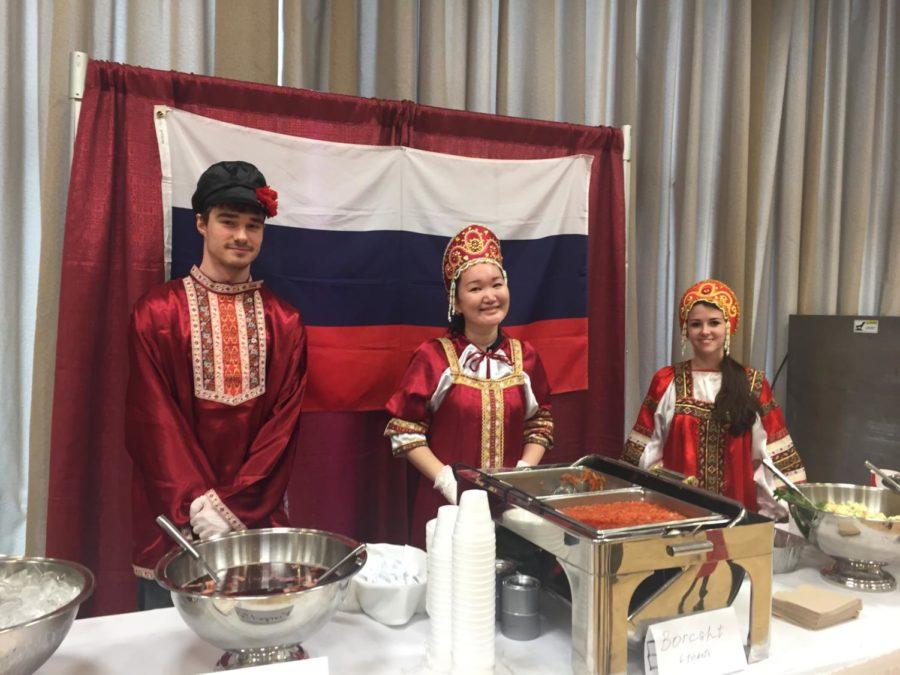 The Russian-Speaking Students Association offered three different dishes at the International Food Fair Apr. 9.