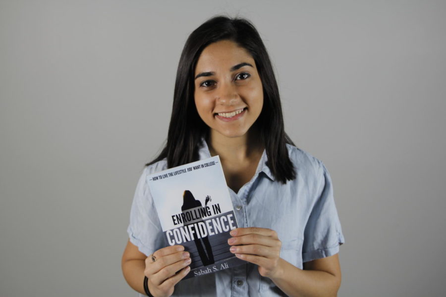 Sabah Ali, junior in apparel, merchandising and design, is the author of the Amazon best-selling book Enrolling in Confidence: How to Live the Lifestyle You Want in College. 
