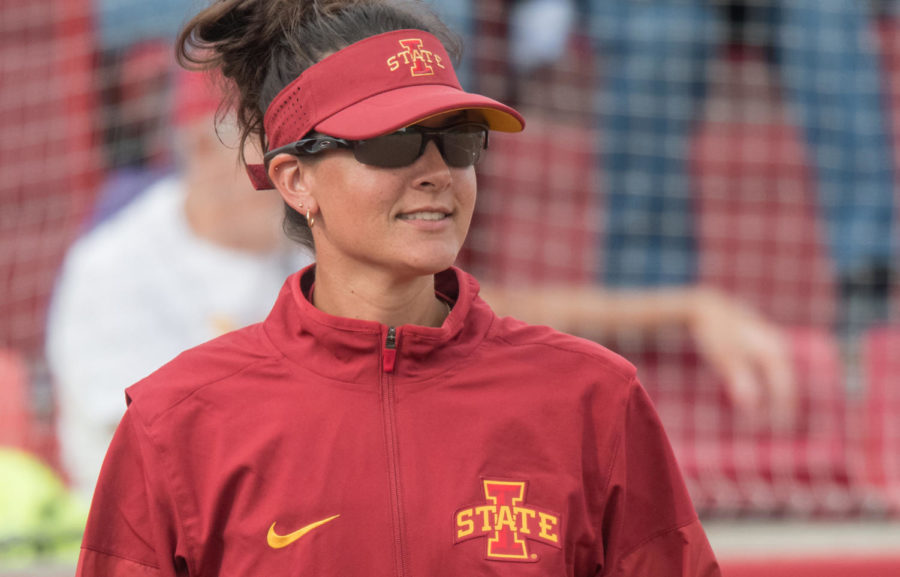 Iowa+State+head+coach+Jamie+Trachsel+is+in+her+first+season+coaching+the+softball+team.+She+helped+guide+North+Dakota+State+through+a+transition+from+Division+II+to+Division+I.%C2%A0