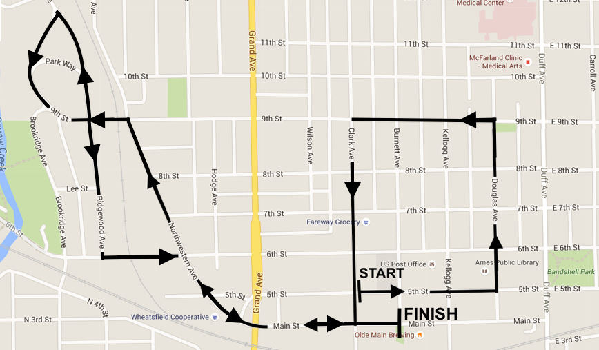 Due to the replacement of the Sixth Street Bridge, the Midnight Madness 5K will take a different route.