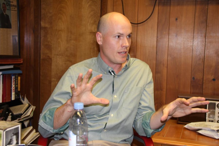 Former Sioux City hurler JD Scholten talks policy and state relations as he prepares for months of campaigning against congressman King